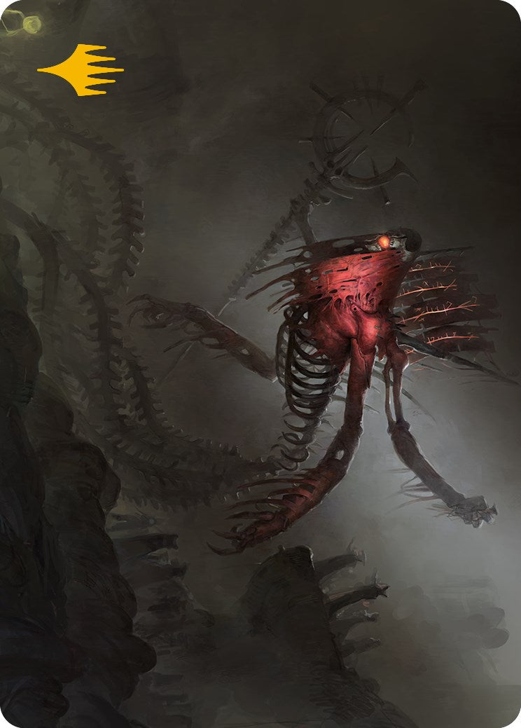 Drivnod, Carnage Dominus Art Card (Gold-Stamped Signature) [Phyrexia: All Will Be One Art Series] | Exor Games Summserside