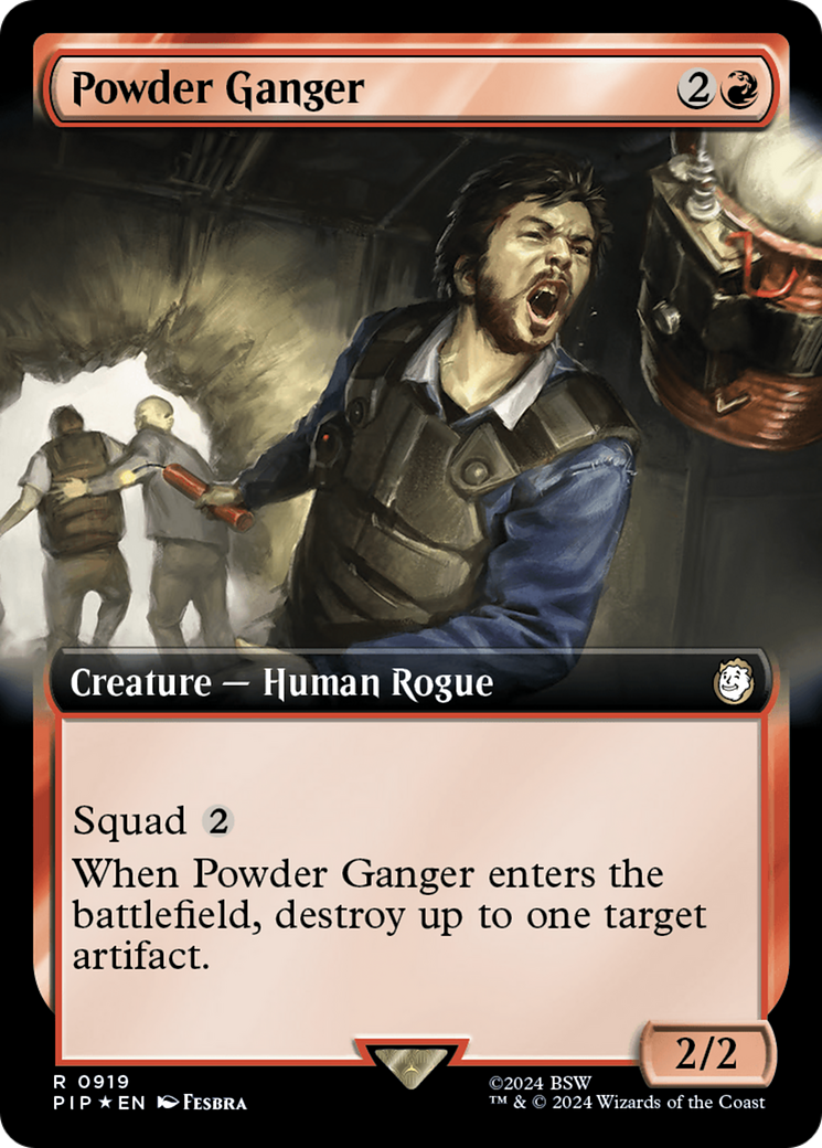 Powder Ganger (Extended Art) (Surge Foil) [Fallout] | Exor Games Summserside