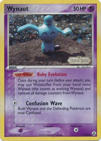 Wynaut (71/92) (Stamped) [EX: Legend Maker] | Exor Games Summserside