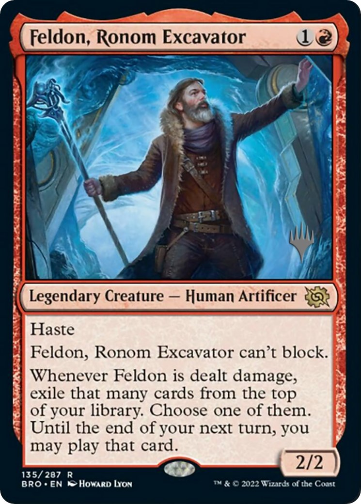 Feldon, Ronom Excavator (Promo Pack) [The Brothers' War Promos] | Exor Games Summserside