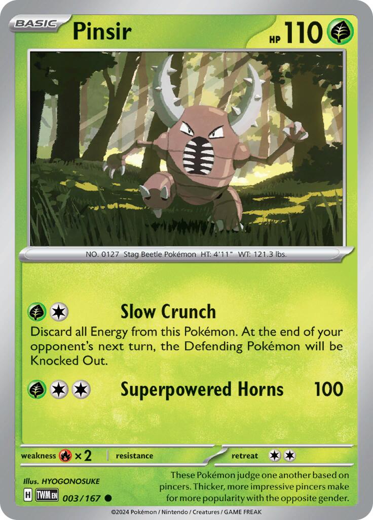 Pinsir (003/167) [Scarlet & Violet: Twilight Masquerade] | Exor Games Summserside