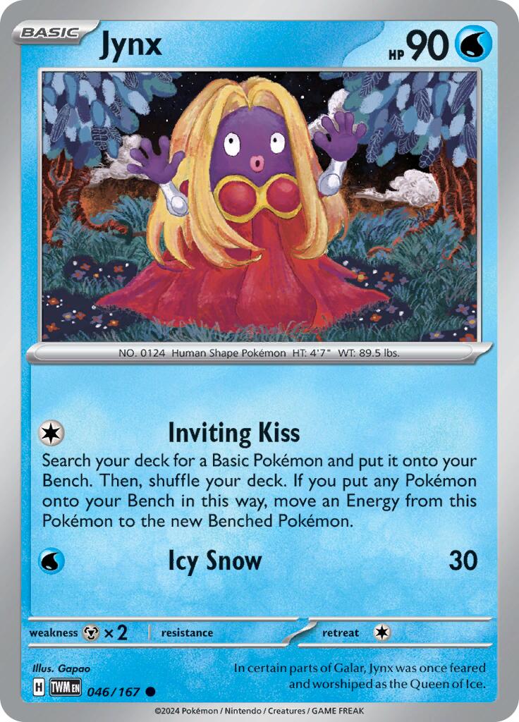 Jynx (046/167) [Scarlet & Violet: Twilight Masquerade] | Exor Games Summserside