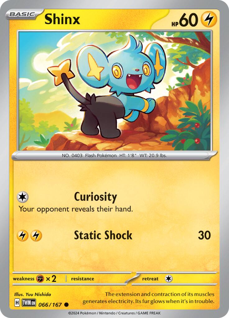 Shinx (066/167) [Scarlet & Violet: Twilight Masquerade] | Exor Games Summserside