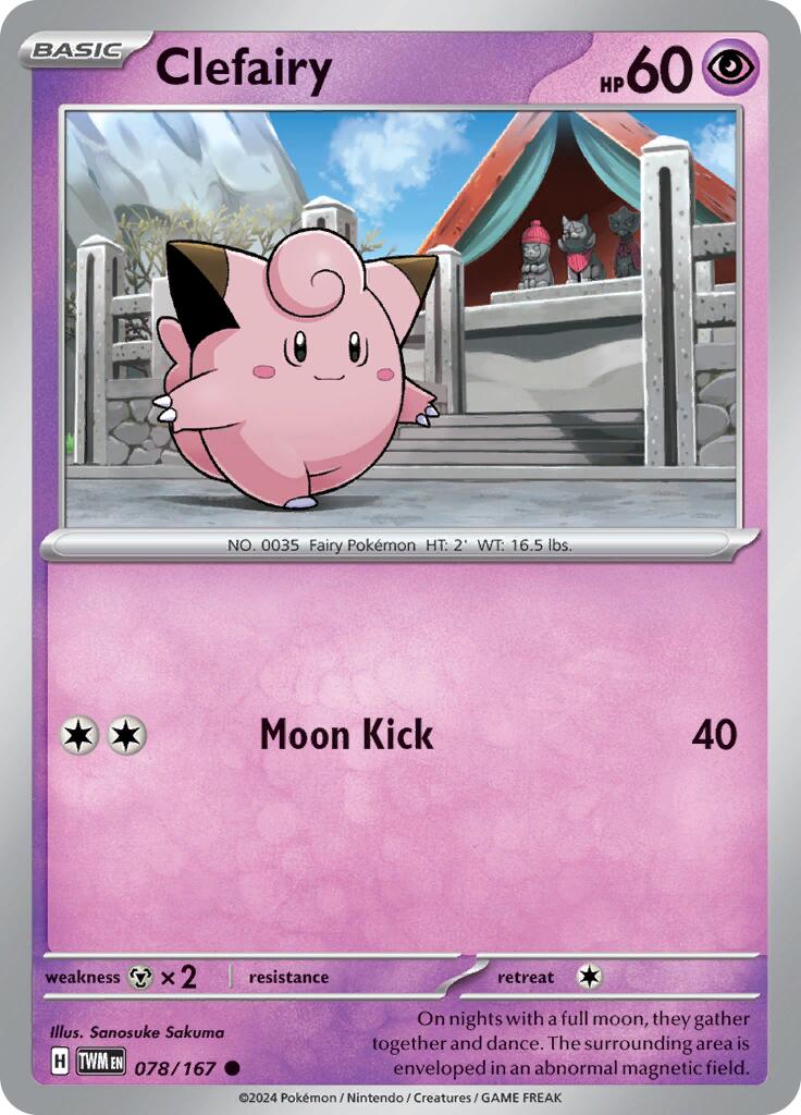 Clefairy (078/167) [Scarlet & Violet: Twilight Masquerade] | Exor Games Summserside