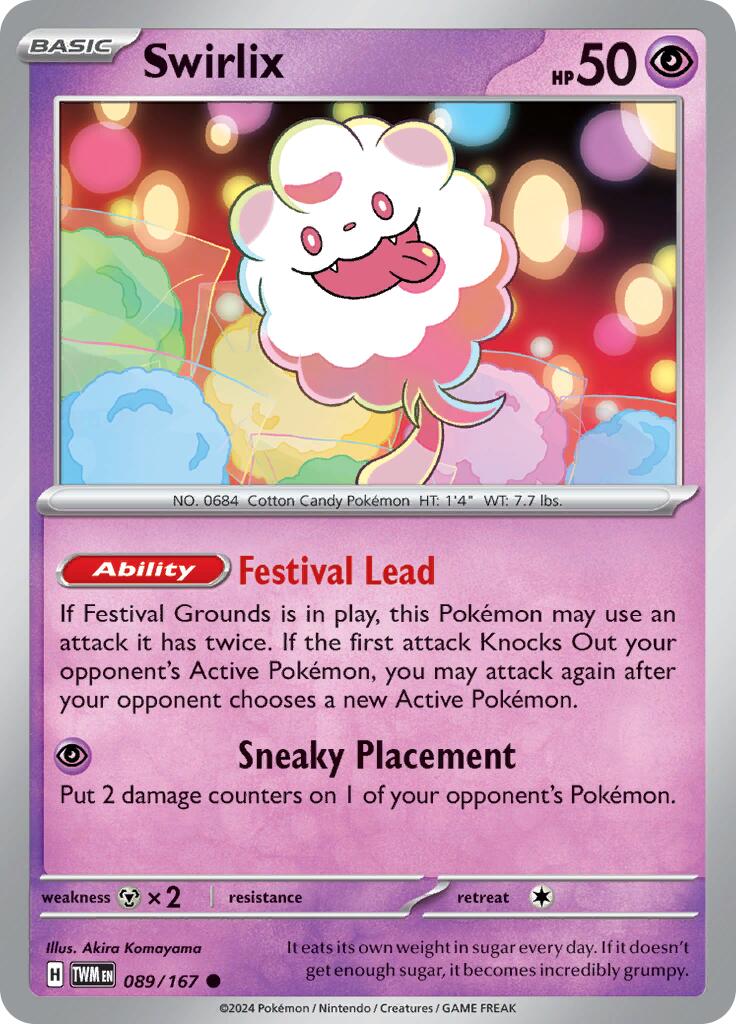 Swirlix (089/167) [Scarlet & Violet: Twilight Masquerade] | Exor Games Summserside