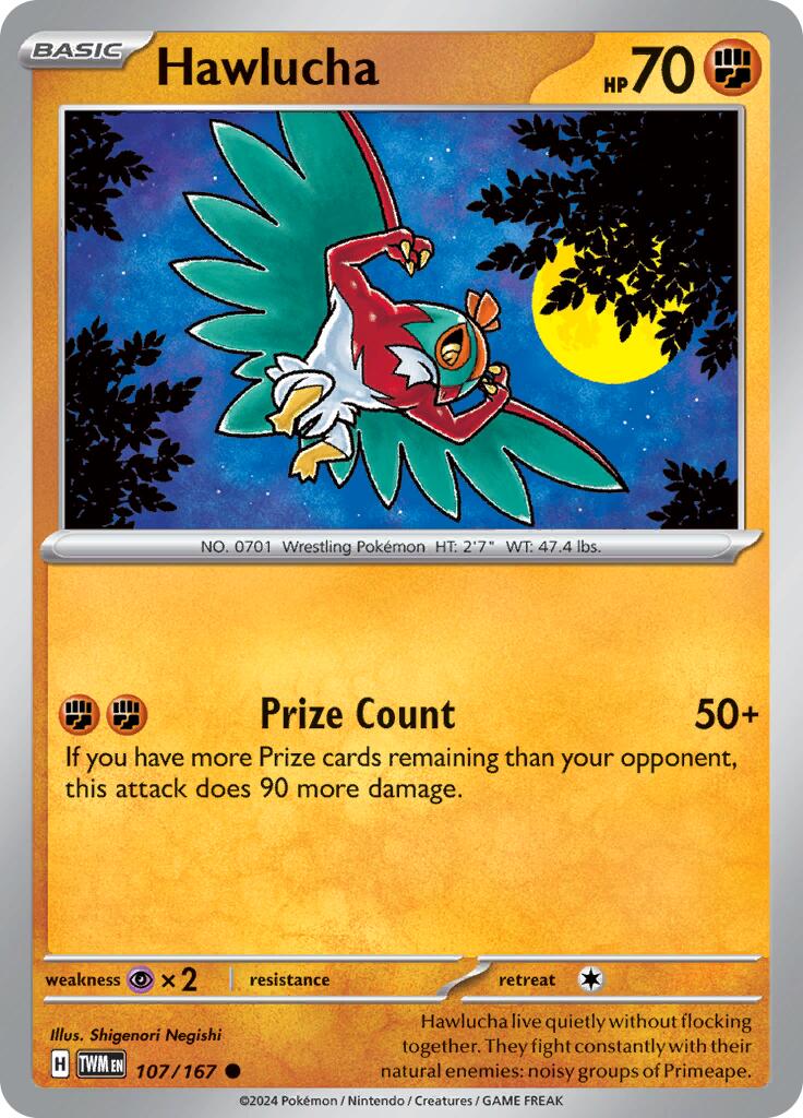 Hawlucha (107/167) [Scarlet & Violet: Twilight Masquerade] | Exor Games Summserside