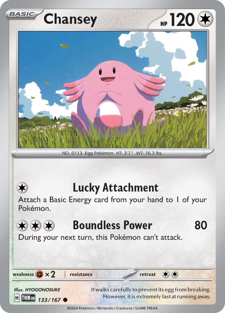 Chansey (133/167) [Scarlet & Violet: Twilight Masquerade] | Exor Games Summserside