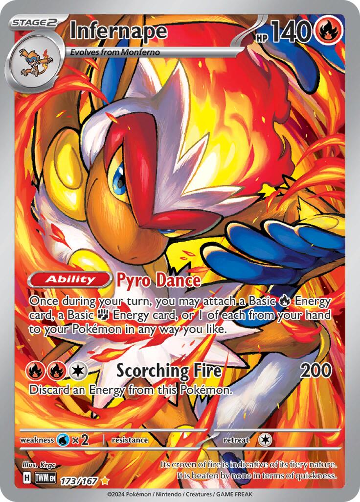 Infernape (173/167) [Scarlet & Violet: Twilight Masquerade] | Exor Games Summserside