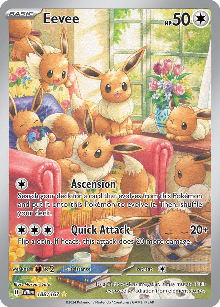 Eevee (188/167) [Scarlet & Violet: Twilight Masquerade] | Exor Games Summserside