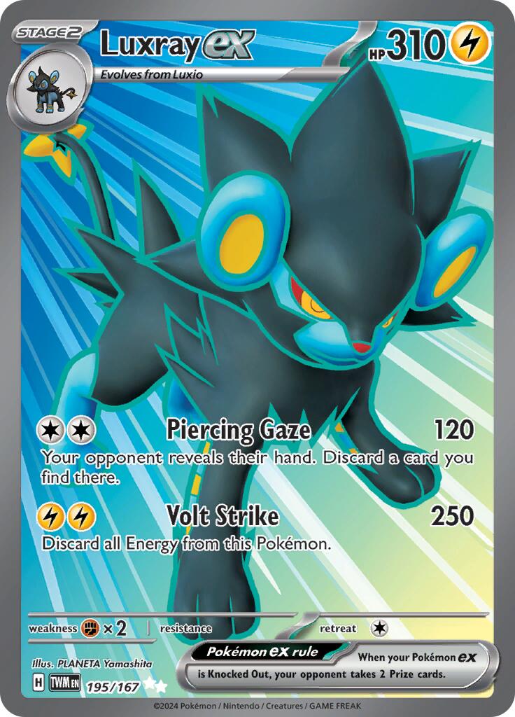 Luxray ex (195/167) [Scarlet & Violet: Twilight Masquerade] | Exor Games Summserside