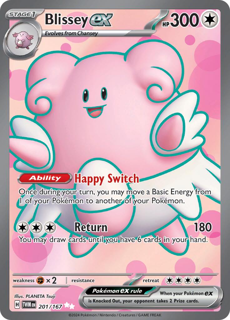 Blissey ex (201/167) [Scarlet & Violet: Twilight Masquerade] | Exor Games Summserside