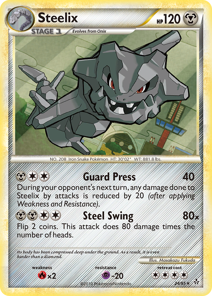 Steelix (24/95) [HeartGold & SoulSilver: Unleashed] | Exor Games Summserside