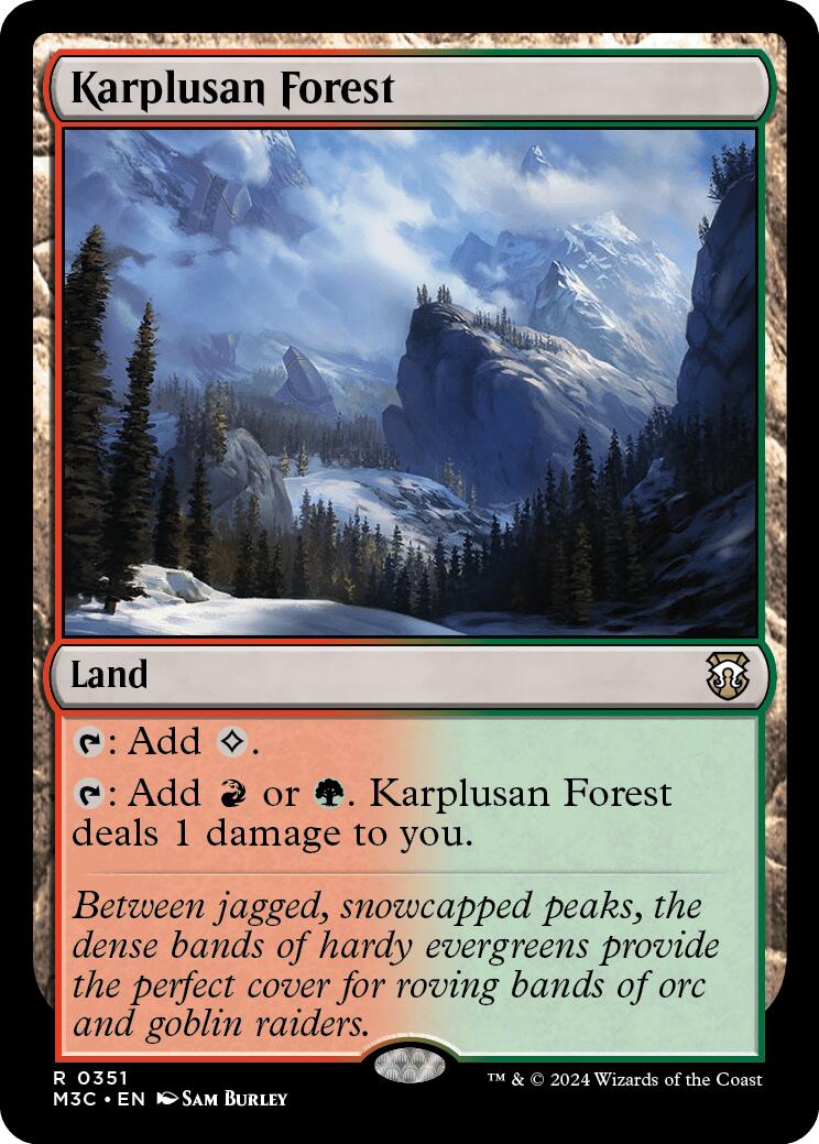 Karplusan Forest [Modern Horizons 3 Commander] | Exor Games Summserside