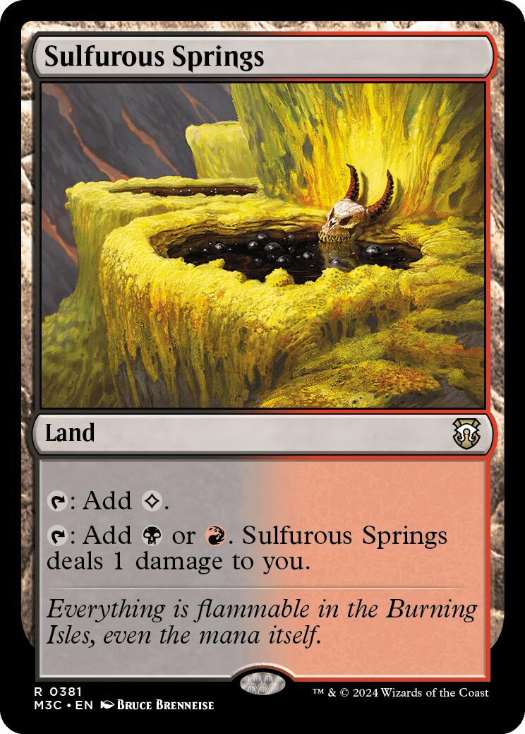 Sulfurous Springs [Modern Horizons 3 Commander] | Exor Games Summserside