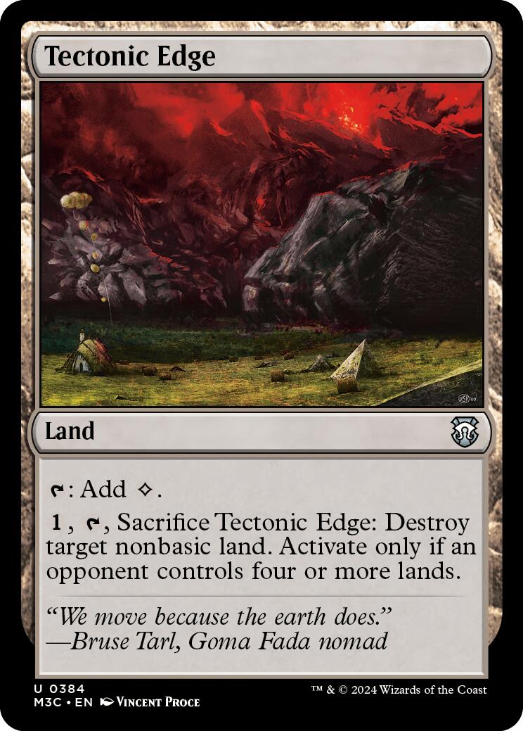 Tectonic Edge [Modern Horizons 3 Commander] | Exor Games Summserside