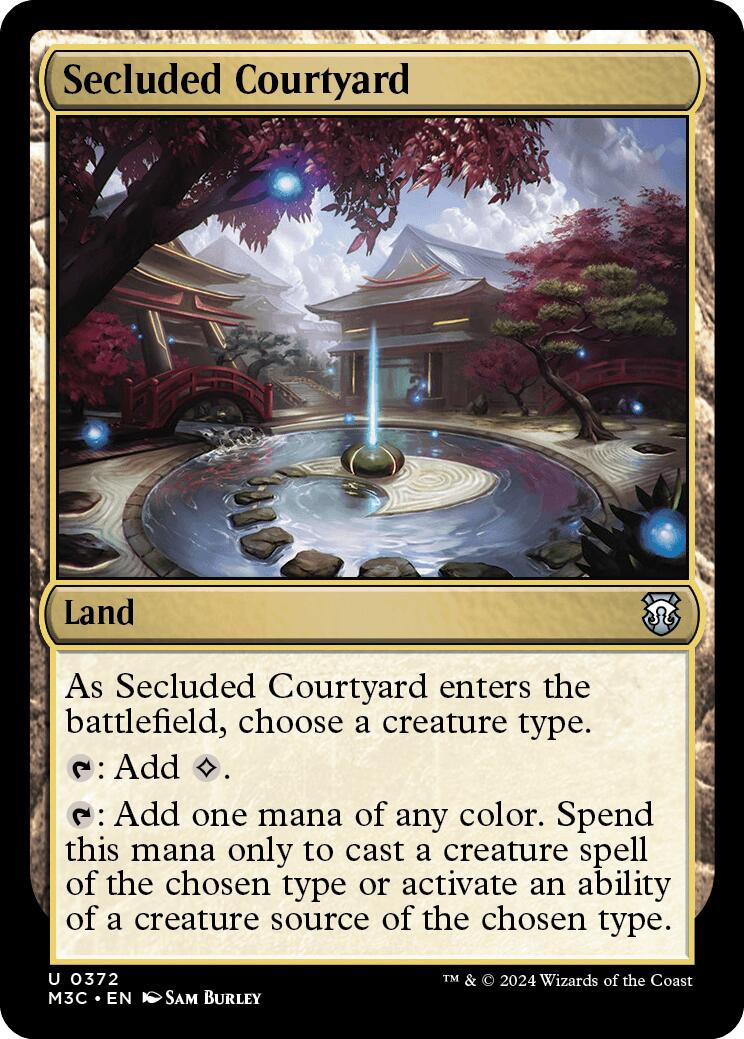 Secluded Courtyard [Modern Horizons 3 Commander] | Exor Games Summserside