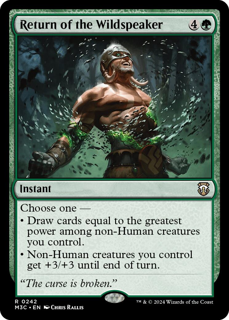 Return of the Wildspeaker [Modern Horizons 3 Commander] | Exor Games Summserside
