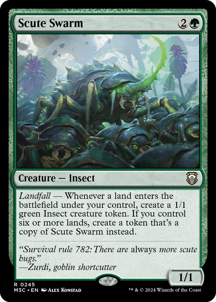 Scute Swarm [Modern Horizons 3 Commander] | Exor Games Summserside