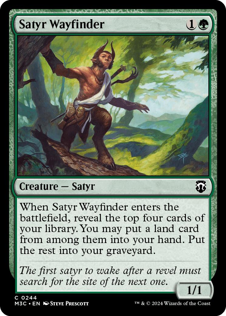 Satyr Wayfinder [Modern Horizons 3 Commander] | Exor Games Summserside