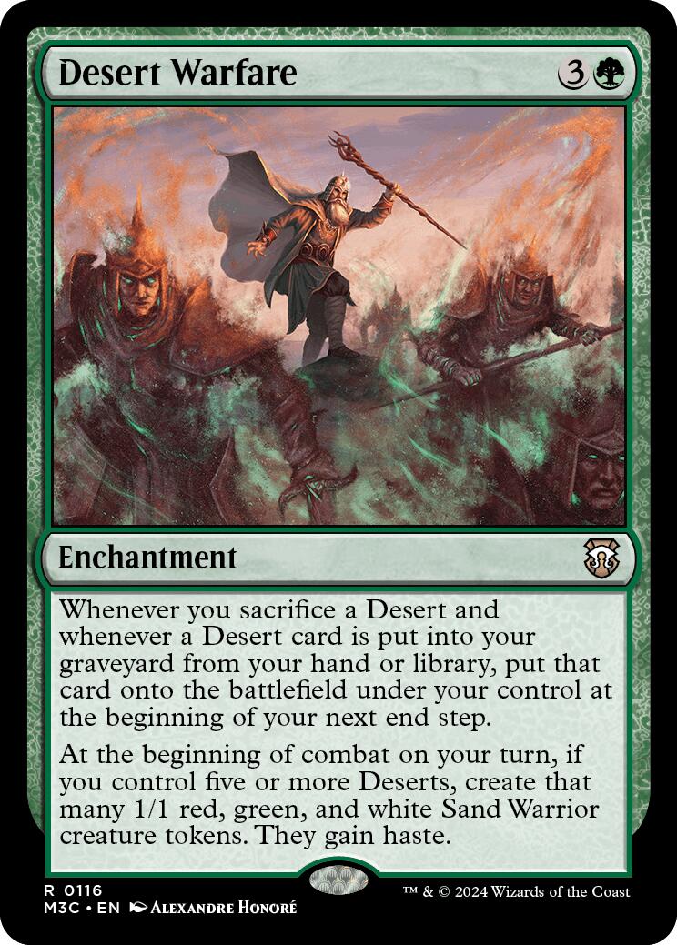 Desert Warfare [Modern Horizons 3 Commander] | Exor Games Summserside