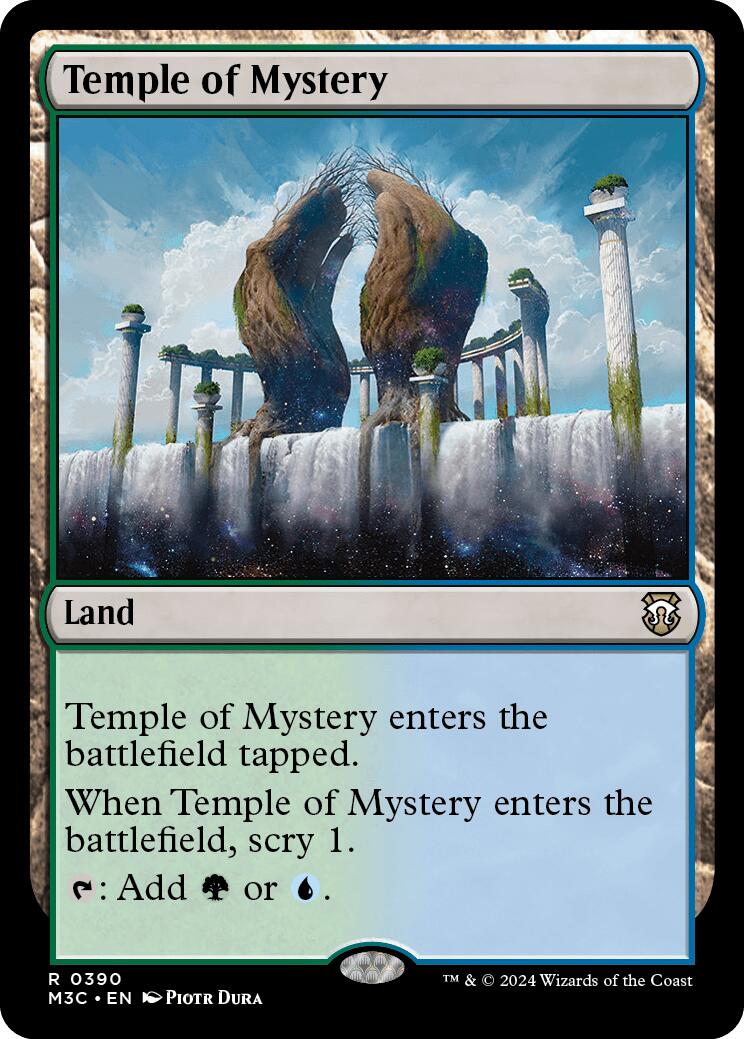 Temple of Mystery [Modern Horizons 3 Commander] | Exor Games Summserside