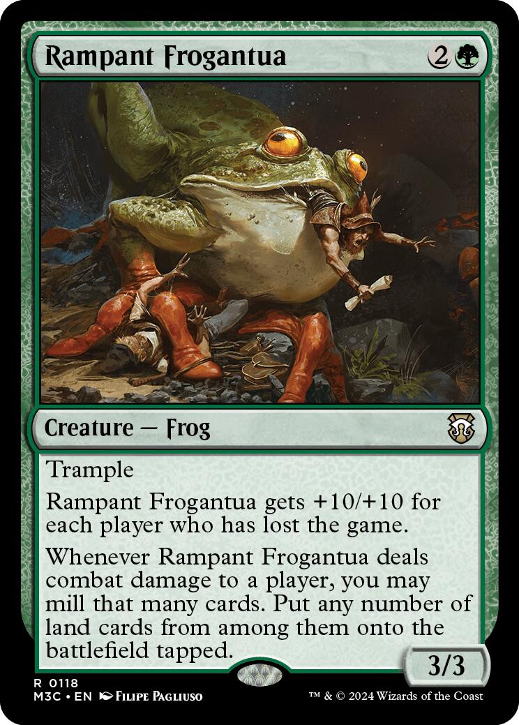 Rampant Frogantua [Modern Horizons 3 Commander] | Exor Games Summserside