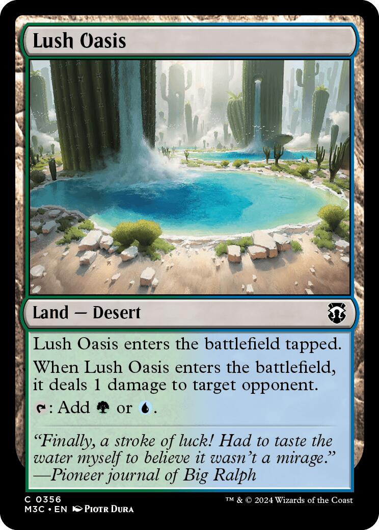 Lush Oasis [Modern Horizons 3 Commander] | Exor Games Summserside