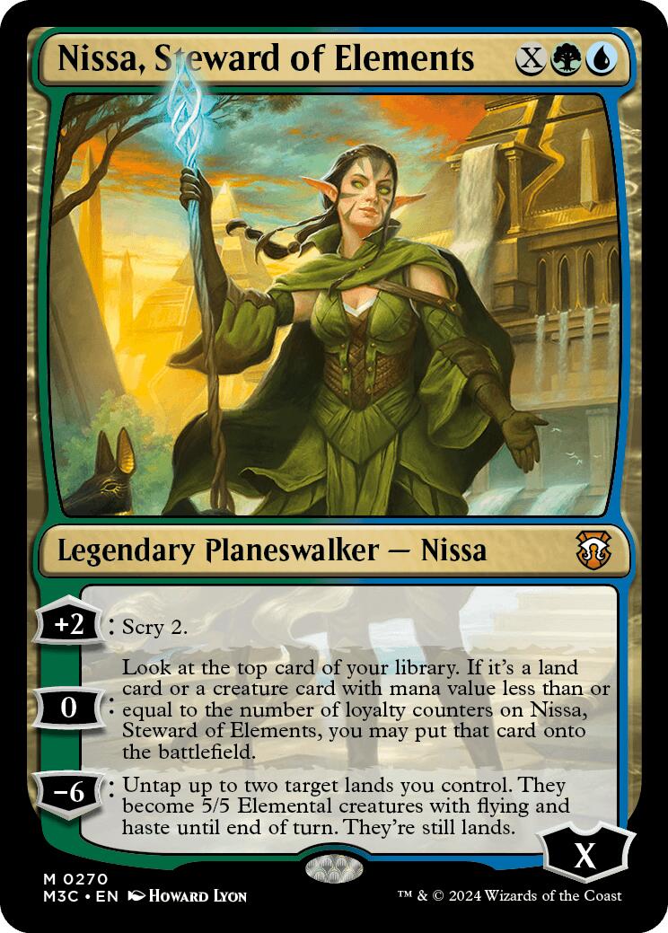 Nissa, Steward of Elements [Modern Horizons 3 Commander] | Exor Games Summserside