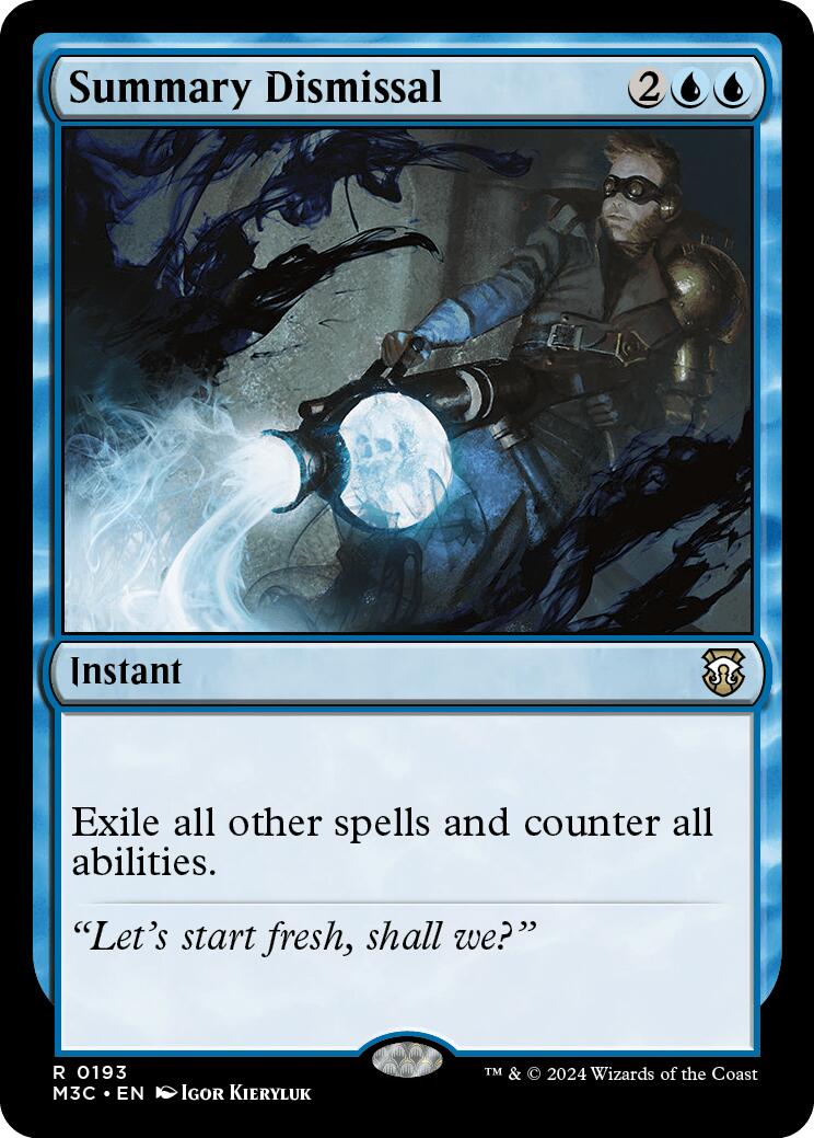 Summary Dismissal [Modern Horizons 3 Commander] | Exor Games Summserside