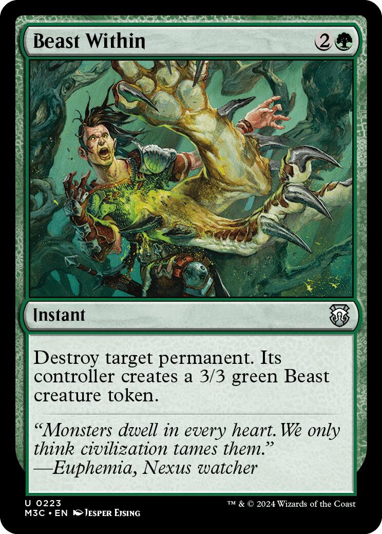 Beast Within [Modern Horizons 3 Commander] | Exor Games Summserside