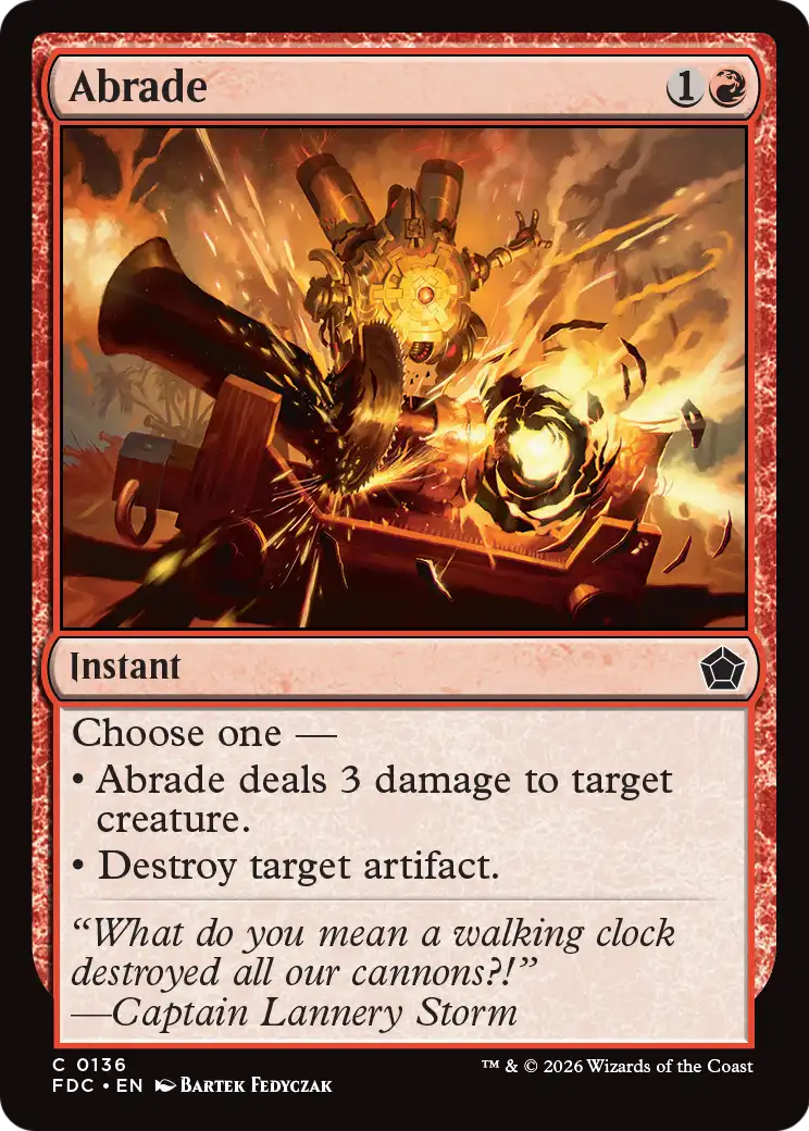 Abrade [Foundations Commander] | Exor Games Summserside