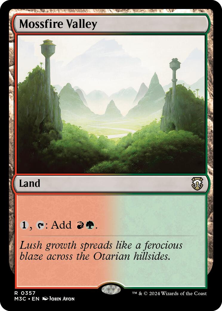 Mossfire Valley [Modern Horizons 3 Commander] | Exor Games Summserside