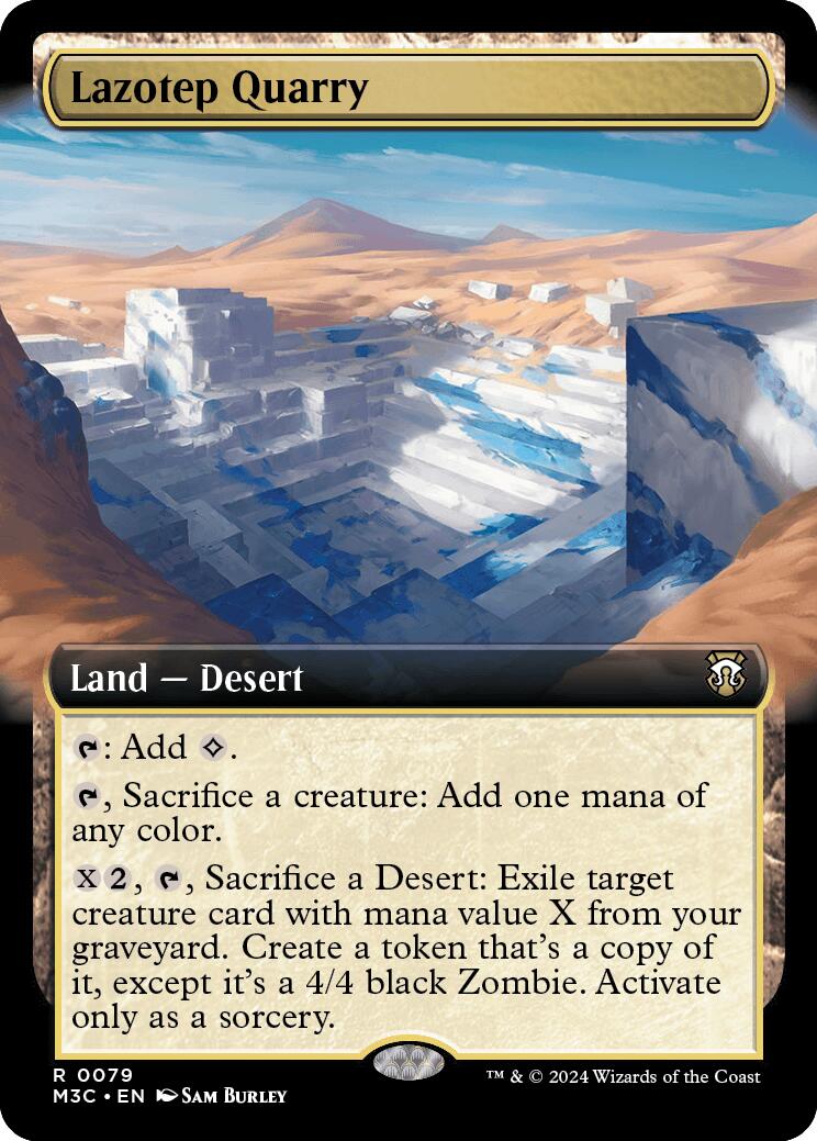 Lazotep Quarry (Extended Art) (Ripple Foil) [Modern Horizons 3 Commander] | Exor Games Summserside