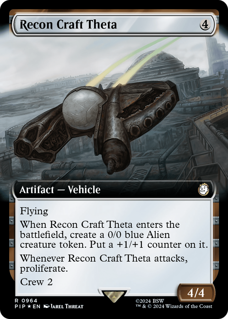 Recon Craft Theta (Extended Art) (Surge Foil) [Fallout] | Exor Games Summserside
