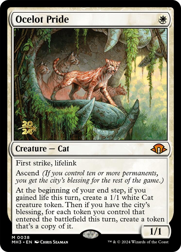 Ocelot Pride [Modern Horizons 3 Prerelease Promos] | Exor Games Summserside