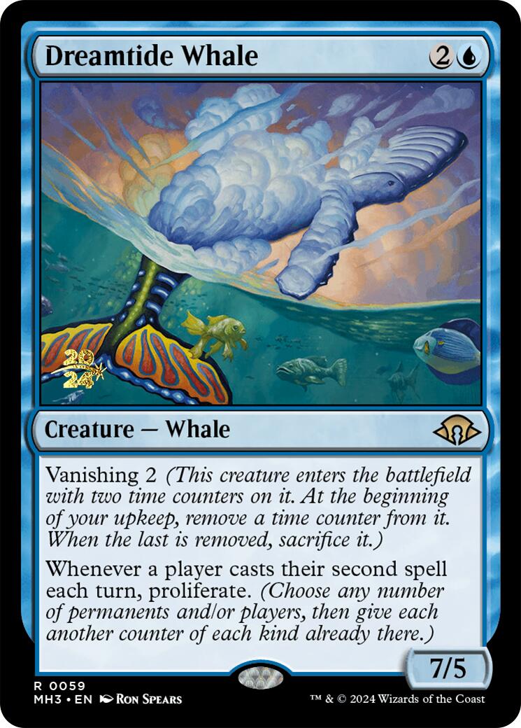 Dreamtide Whale [Modern Horizons 3 Prerelease Promos] | Exor Games Summserside