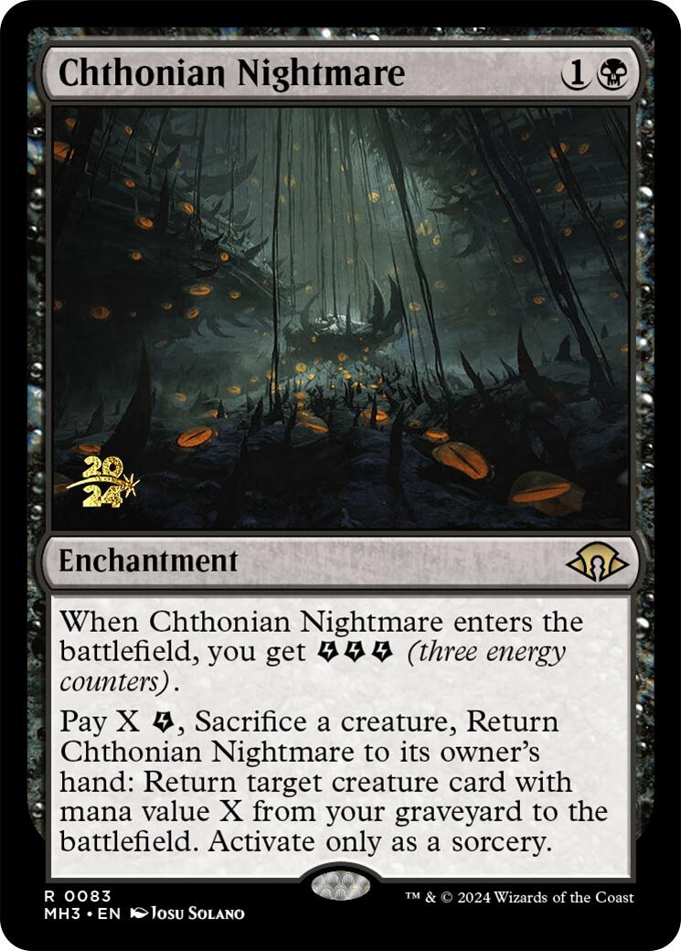 Chthonian Nightmare [Modern Horizons 3 Prerelease Promos] | Exor Games Summserside