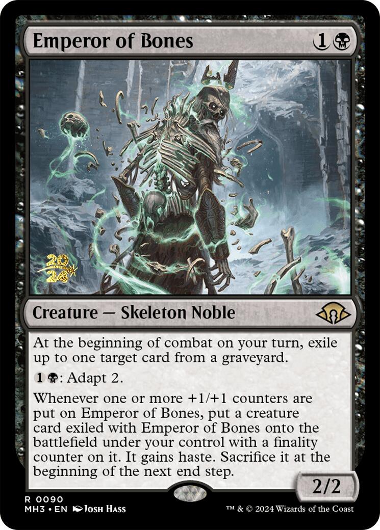 Emperor of Bones [Modern Horizons 3 Prerelease Promos] | Exor Games Summserside