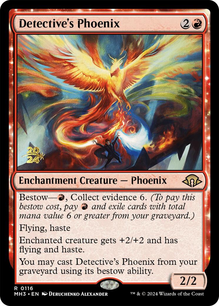 Detective's Phoenix [Modern Horizons 3 Prerelease Promos] | Exor Games Summserside