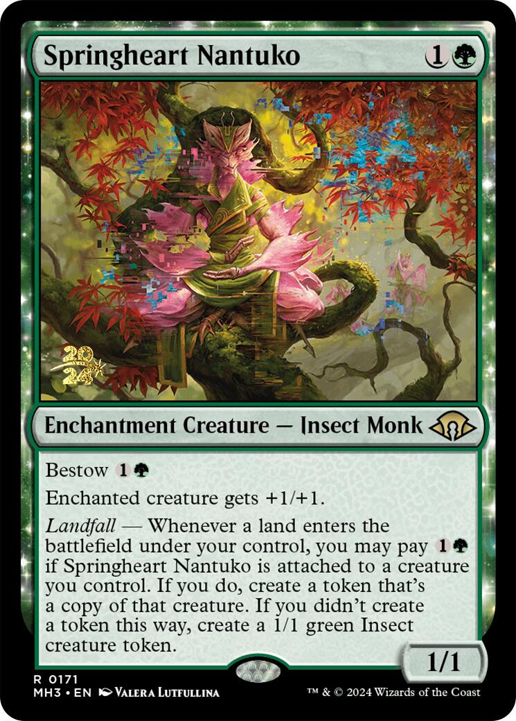 Springheart Nantuko [Modern Horizons 3 Prerelease Promos] | Exor Games Summserside