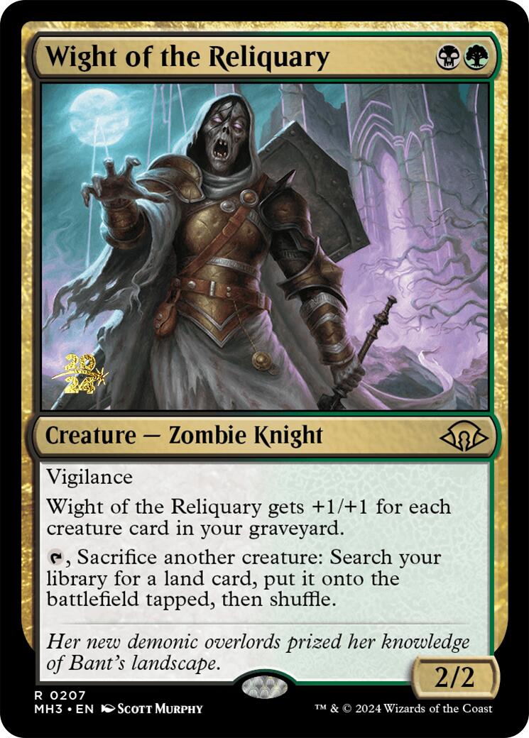 Wight of the Reliquary [Modern Horizons 3 Prerelease Promos] | Exor Games Summserside