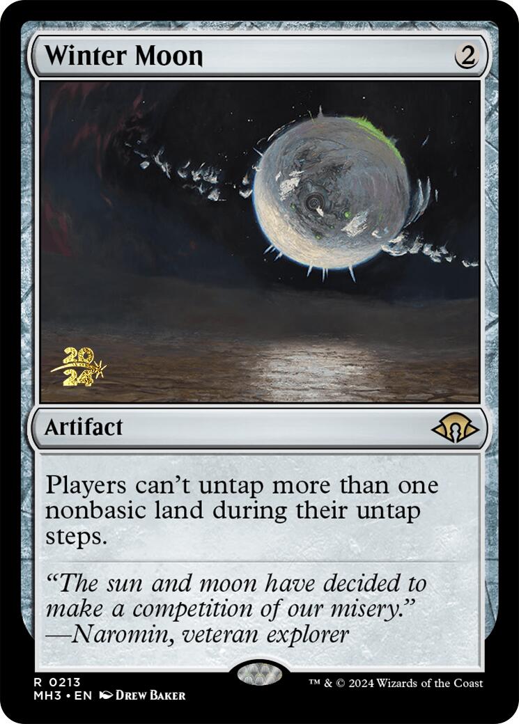 Winter Moon [Modern Horizons 3 Prerelease Promos] | Exor Games Summserside