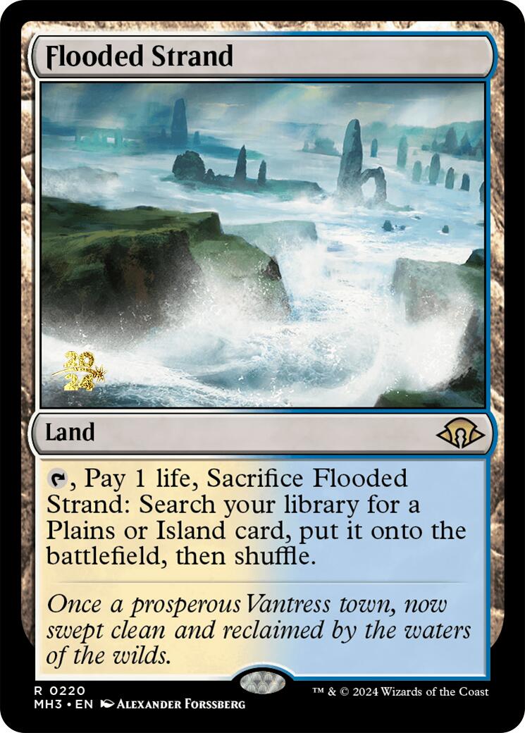 Flooded Strand [Modern Horizons 3 Prerelease Promos] | Exor Games Summserside