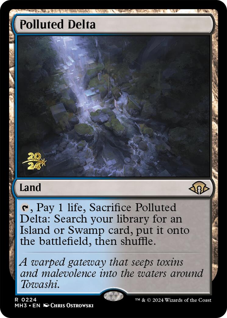 Polluted Delta [Modern Horizons 3 Prerelease Promos] | Exor Games Summserside