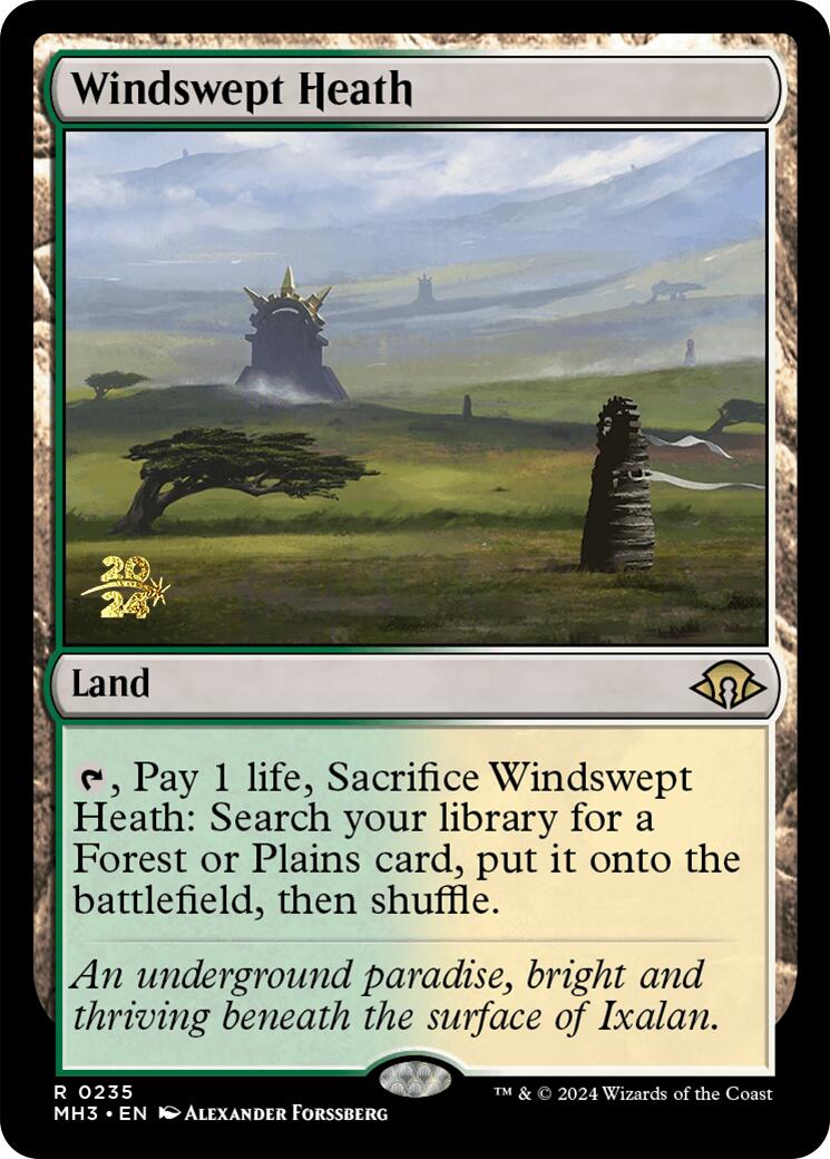 Windswept Heath [Modern Horizons 3 Prerelease Promos] | Exor Games Summserside