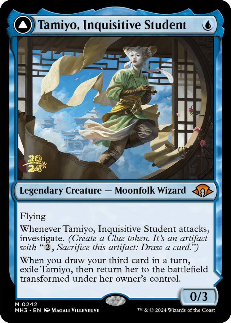 Tamiyo, Inquisitive Student [Modern Horizons 3 Prerelease Promos] | Exor Games Summserside