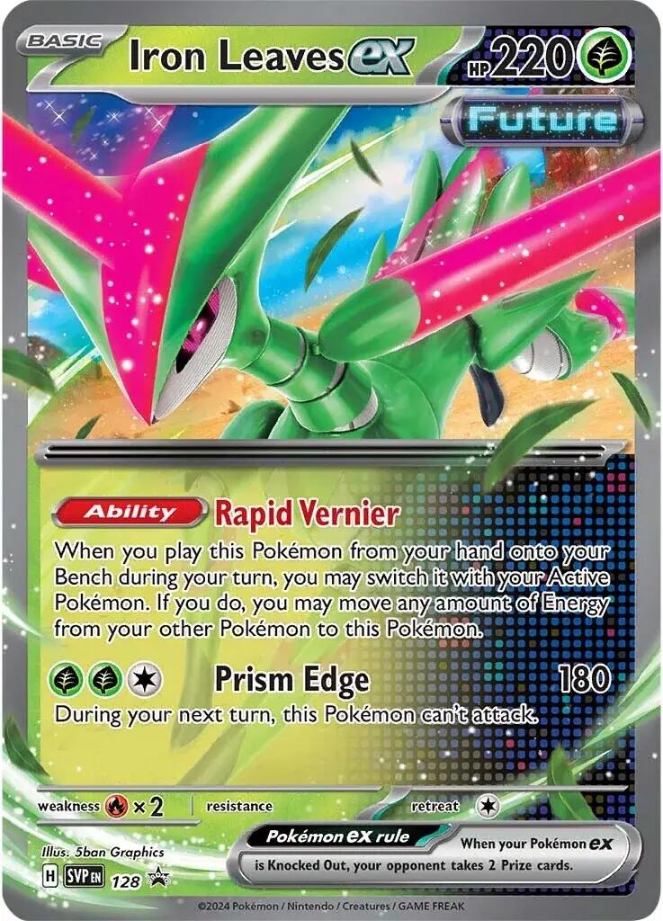 Iron Leaves ex (128) [Scarlet & Violet: Black Star Promos] | Exor Games Summserside