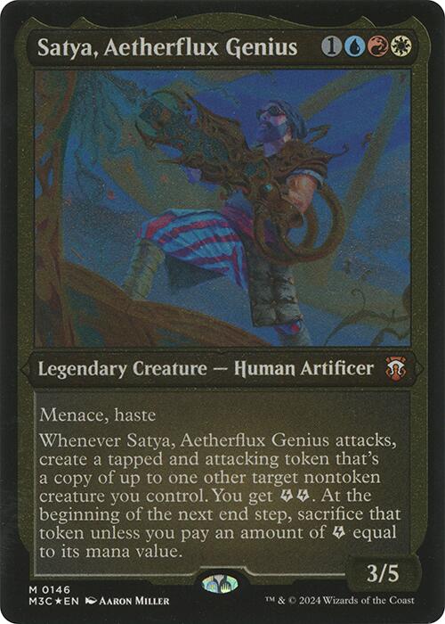 Satya, Aetherflux Genius (Display Commander) [Modern Horizons 3 Commander] | Exor Games Summserside