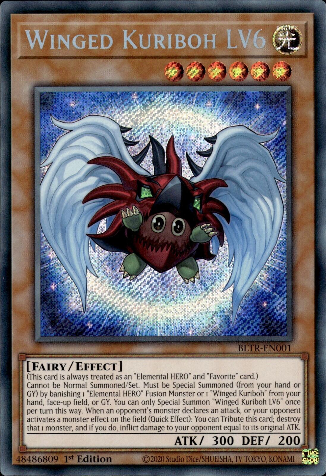 Winged Kuriboh LV6 [BLTR-EN001] Secret Rare | Exor Games Summserside