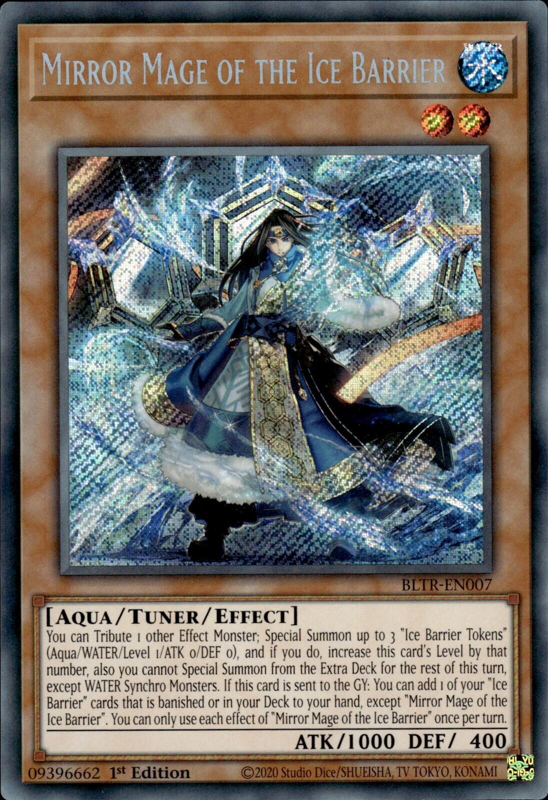 Mirror Mage of the Ice Barrier [BLTR-EN007] Secret Rare | Exor Games Summserside